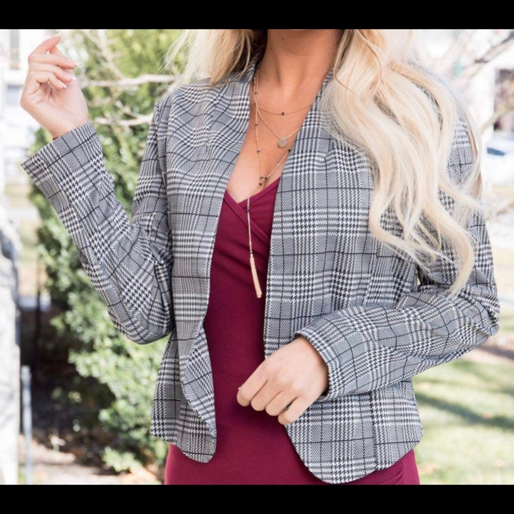 Plaid Women’s Blazer